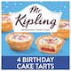 image 1 of Mr Kipling Birthday Cake Tarts 4 pack