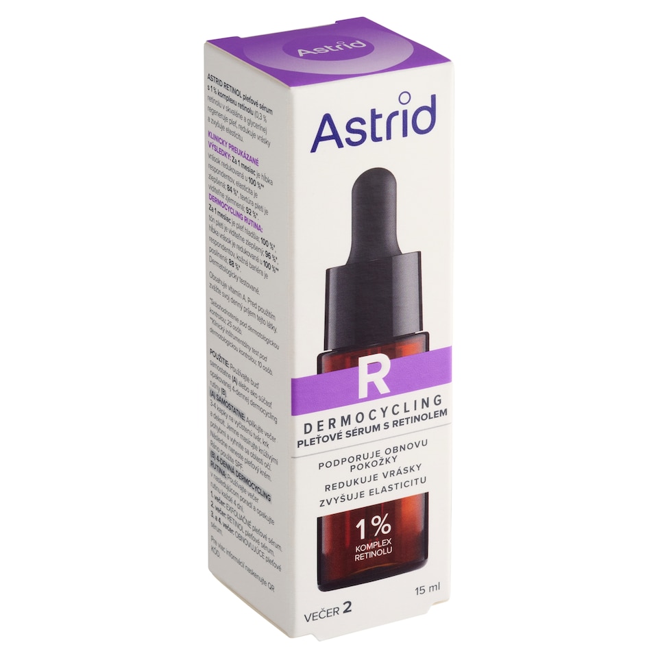 Obrázek 1 pro produkt Astrid Dermocycling pleťové sérum s retinolem 15ml
