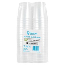 Swantex Recyclable Shot Glasses 40 Pack