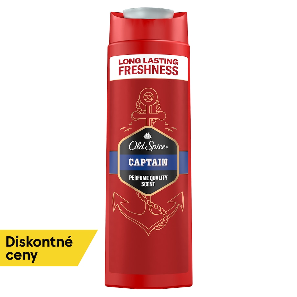 obrázok 1 z Old Spice Captain 3 V 1 Sprchový Gél A Šampón Pre Mužov 400ml