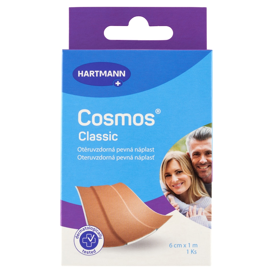 obrázok 1 z Hartmann Cosmos Classic oteruvzdorná pevná náplasť 6 cm x 1 m 1 ks