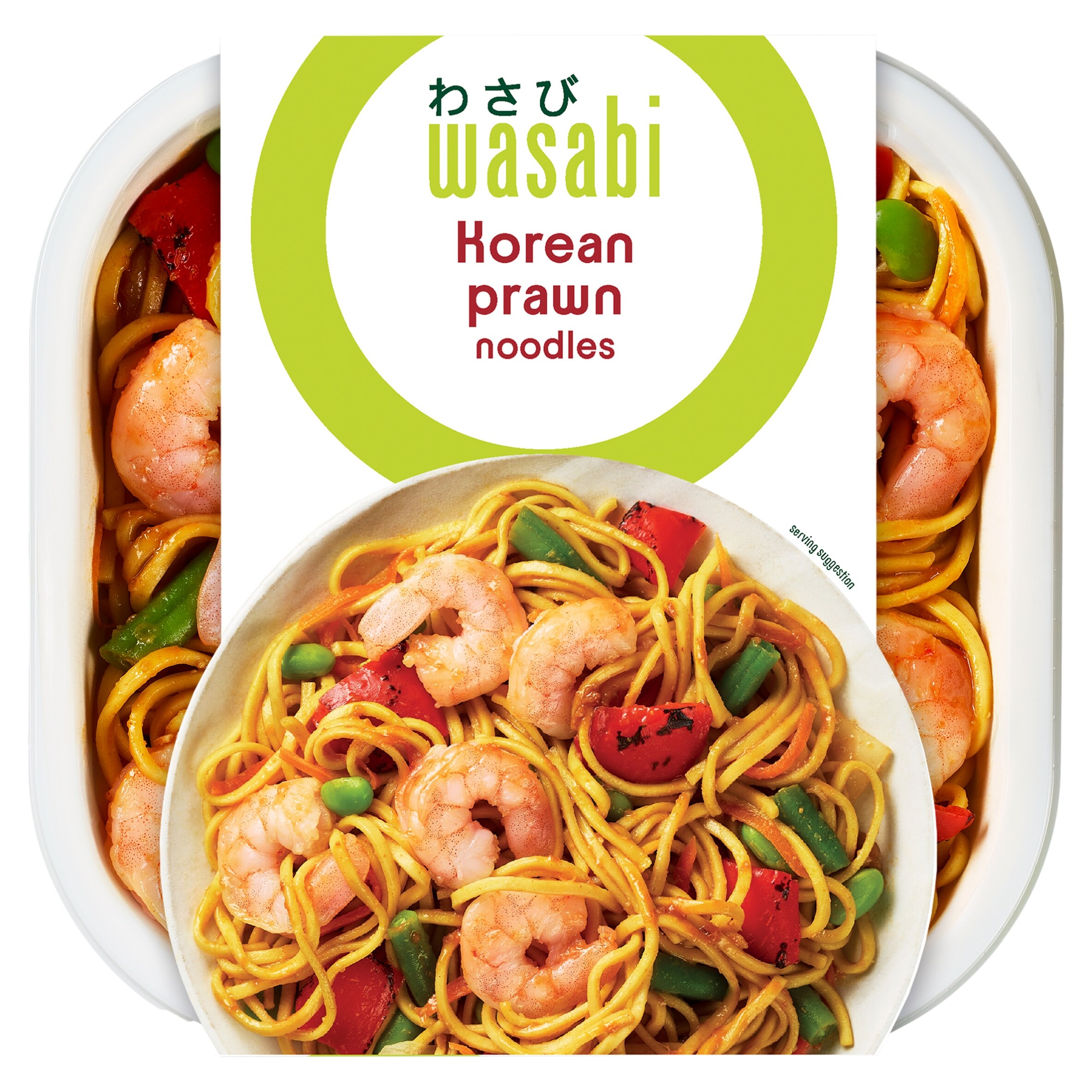 Wasabi Korean Prawn Noodles 400G - Tesco Groceries