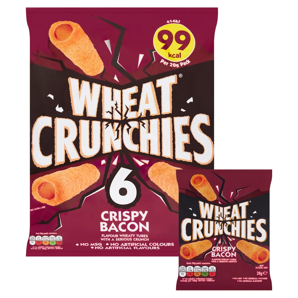 image 1 of Wheat Crunchies Crispy Bacon 6 X 20G