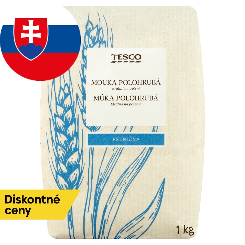 Tesco Múka polohrubá pšeničná 1 kg