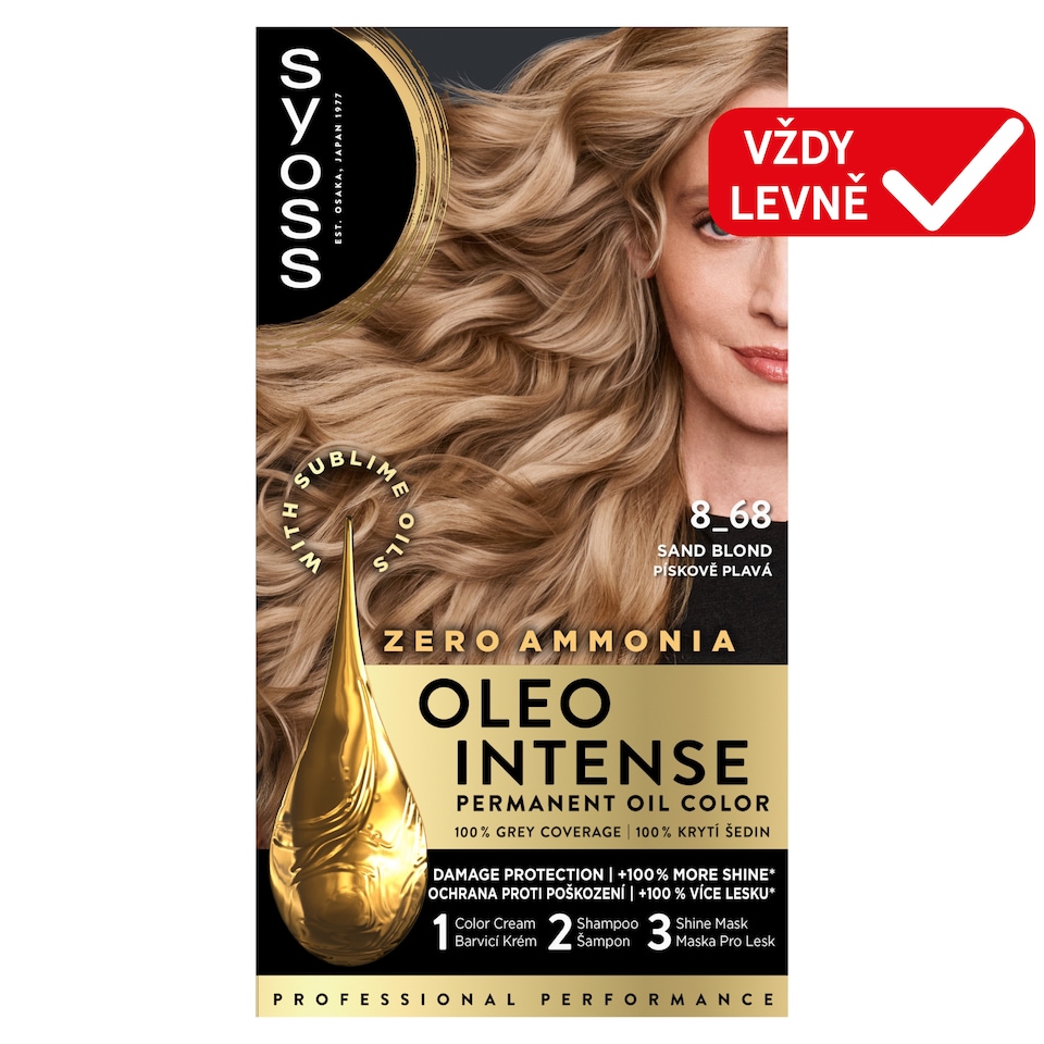 Syoss Oleo Intense Hair Color Sand Blond 8_68
