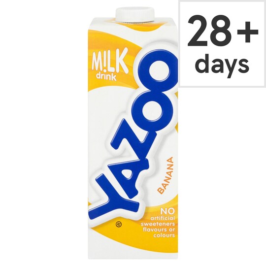 Yazoo Banana Milk Drink 1 Litre Tesco Groceries