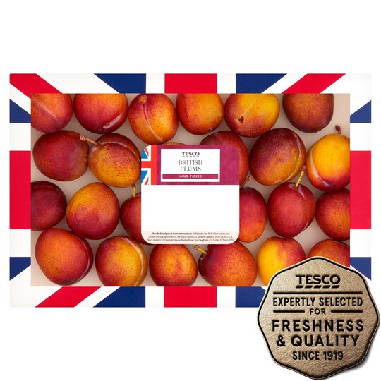 Tesco Plum Box 1Kg Tesco Groceries