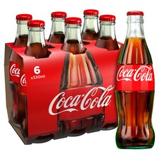 COCA COLA        REG CONTOUR       6 X 330ML BOTTL