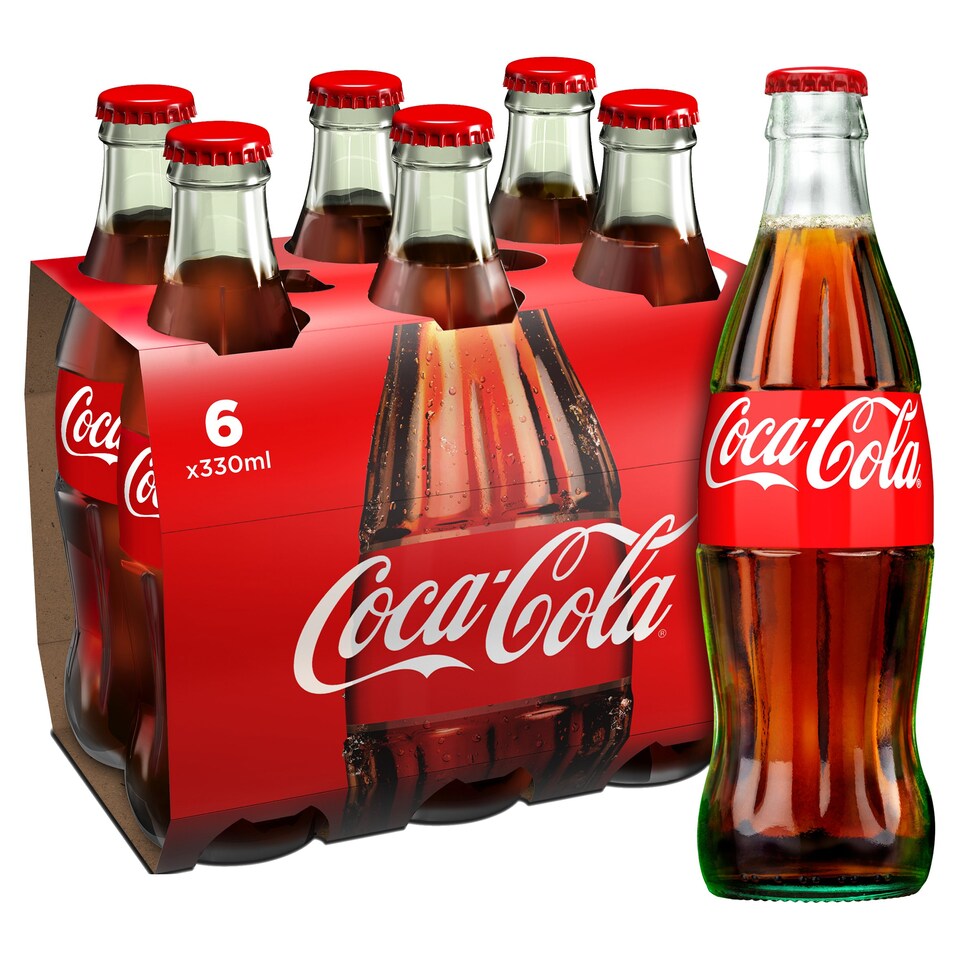 image 1 of COCA COLA REG CONTOUR 6 X 330ML BOTTL