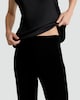 image 2 of The F&F Edit Velvet Flared Trousers in Black