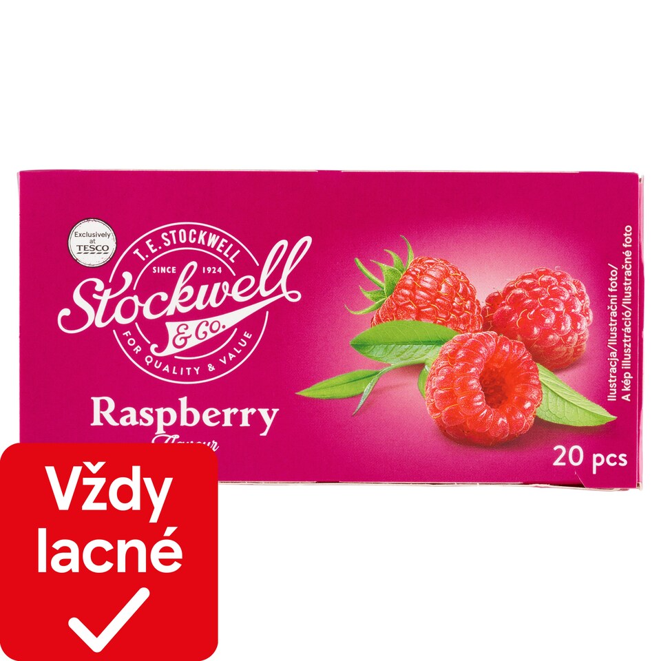 Stockwell & Co. Herbal-Fruit Tea with Raspberries 20 x 2 g (40 g)