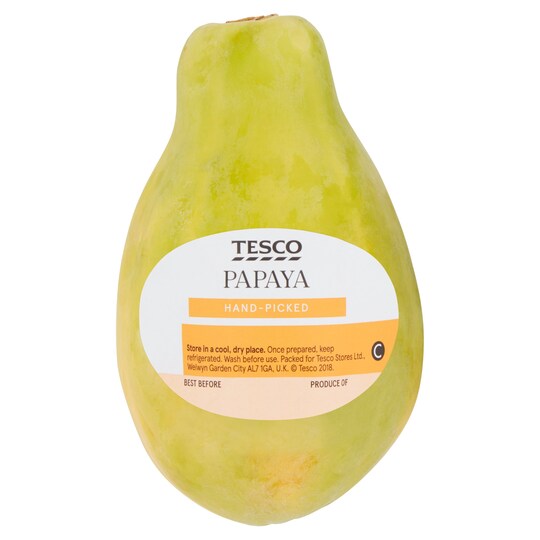 Tesco Papaya Each (C) Tesco Groceries