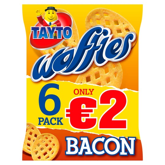 Tayto Waffles 6 Pack 26G Flashed 2.00 Tesco Groceries