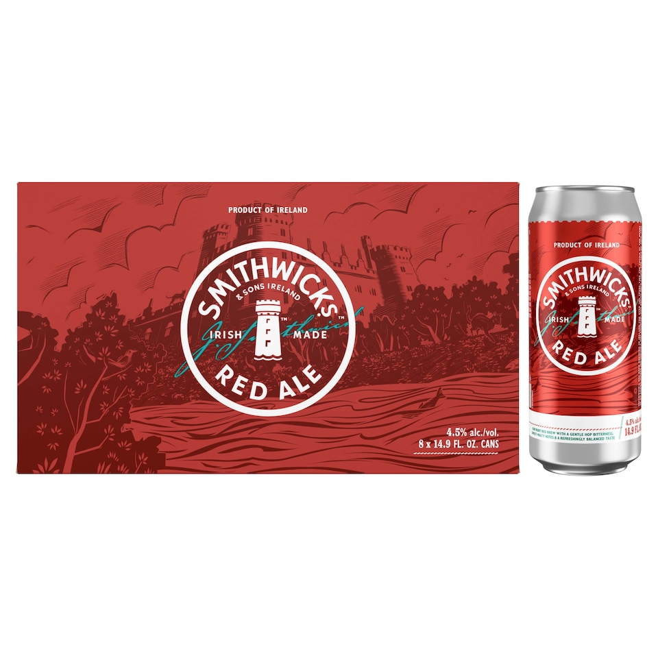 Smithwicks Irish Red Ale 8X 500Ml