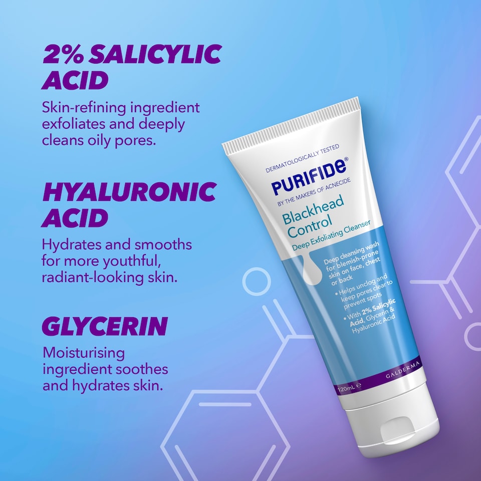 image 1 of Purifide Blackhead Control Deep Exfoliating Cleanser 120Ml