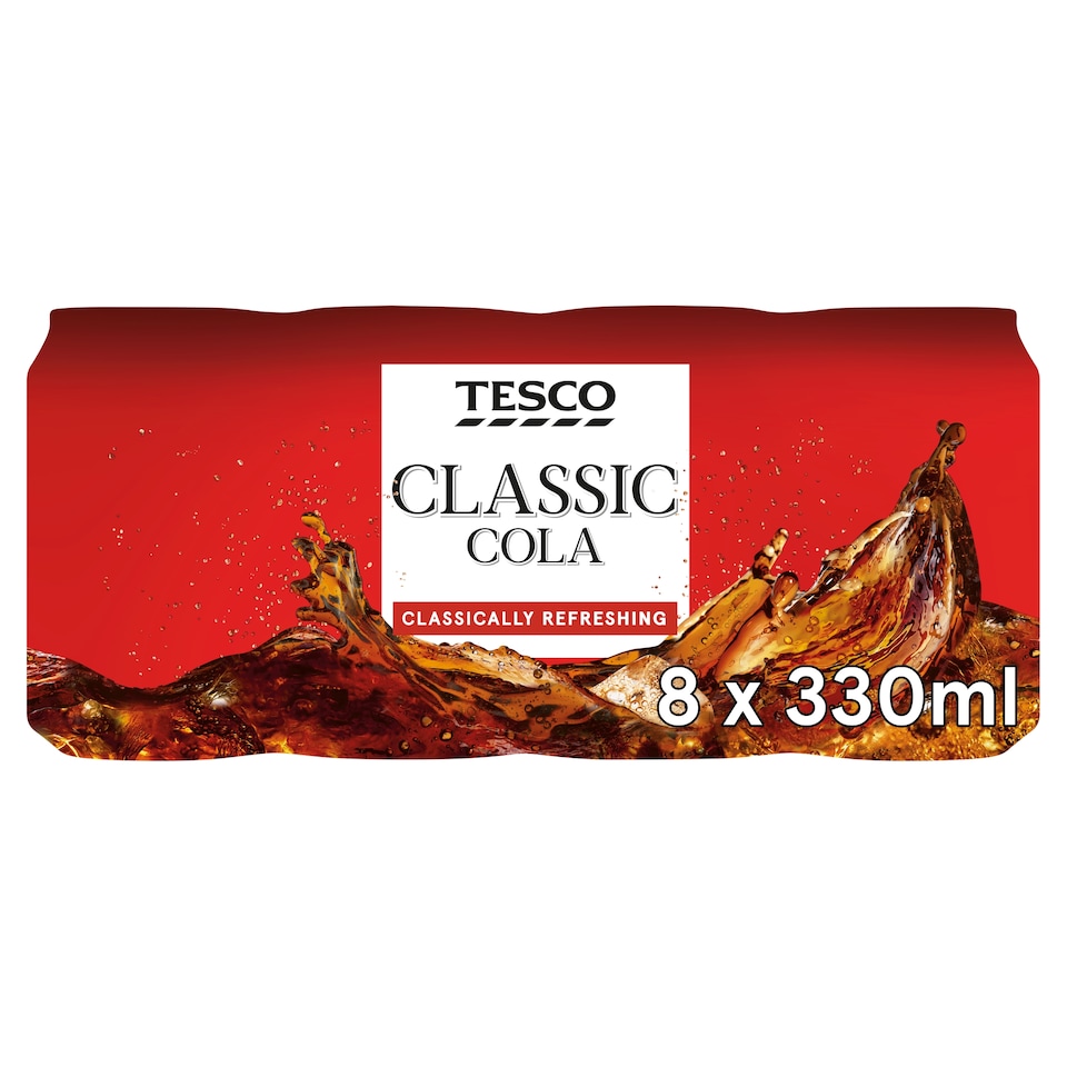 Tesco Classic Cola 8 x 330ml