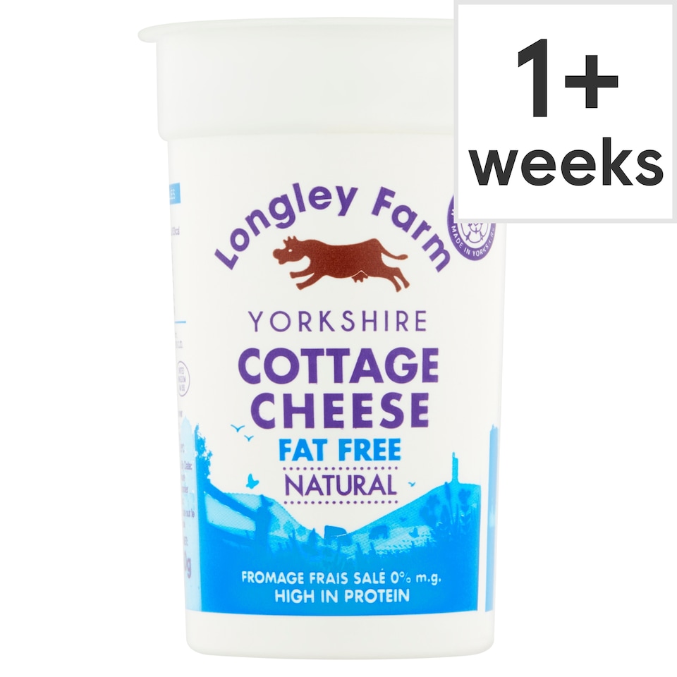Longley Farm Low Fat Natural Cottage Cheese 250 G