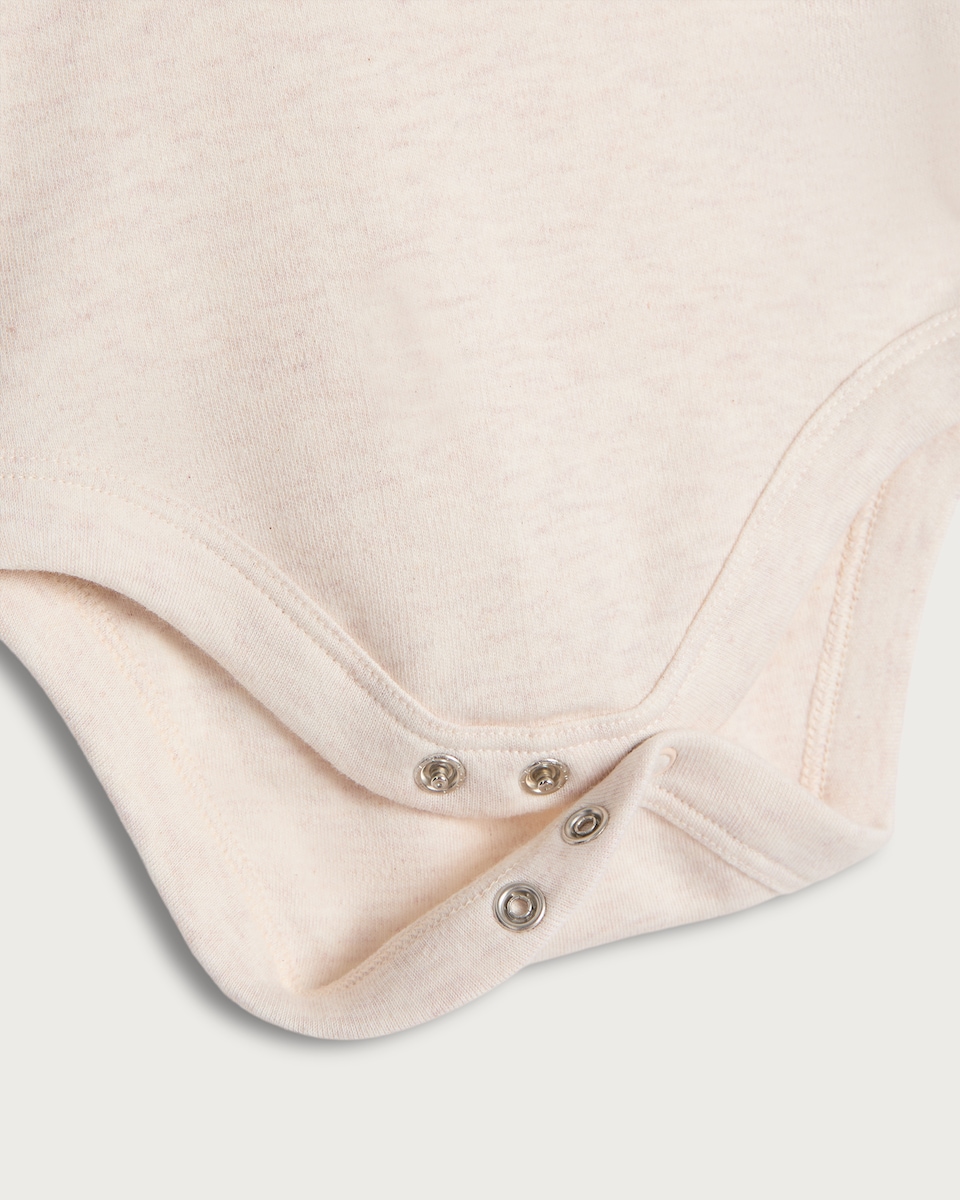 image 1 of F&F Baby 2-Piece Cotton Rich Bear Embroidered Dungaree and Bodysuit Set in Stone