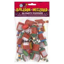Party Poppers 20 Pack