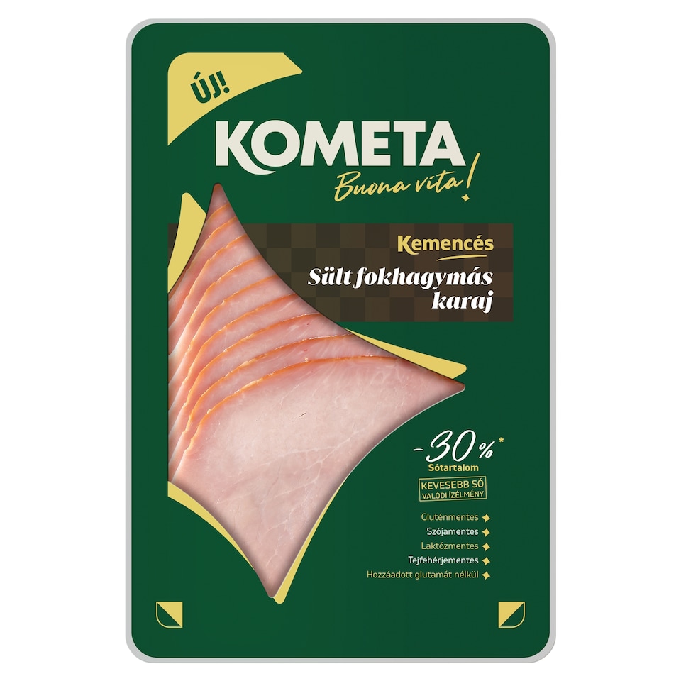 Kometa Kemencés Sliced Roasted Pork Chop with Garlic 90 g