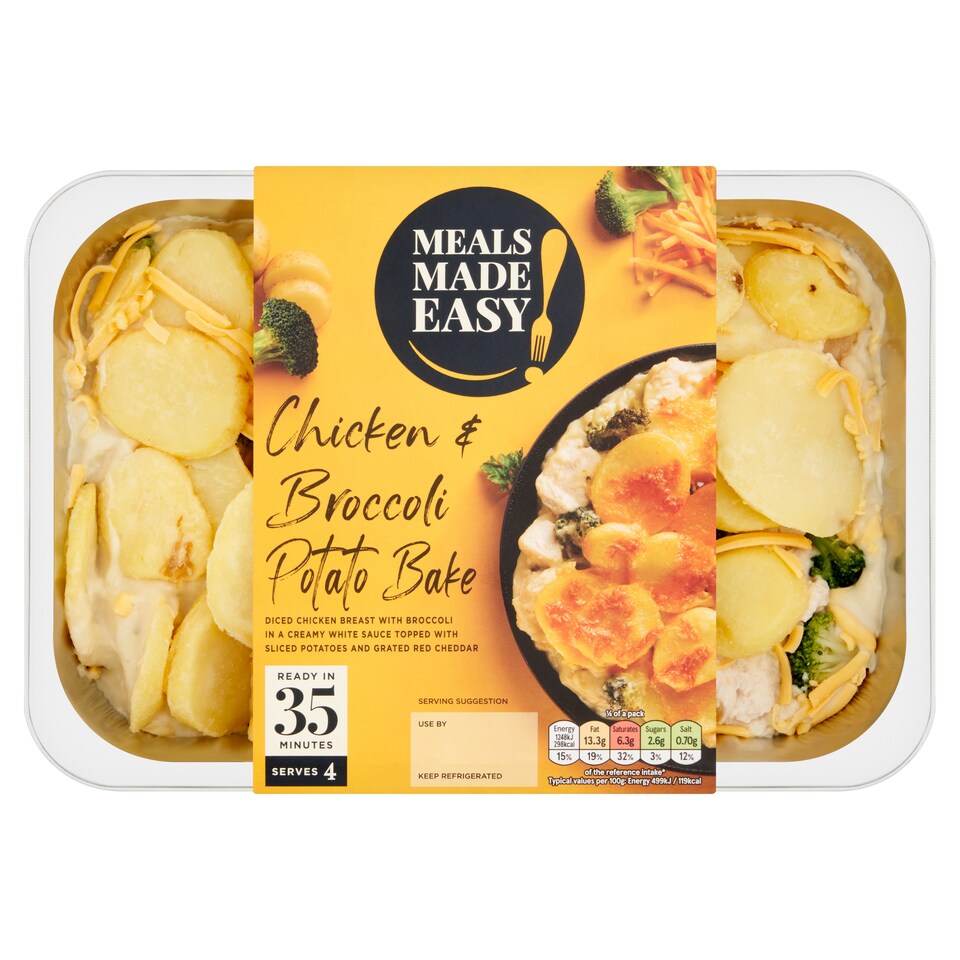 Meals Made Easy Chicken And Broccoli Potato Bake 1Kg