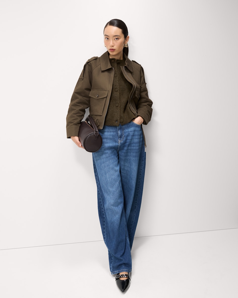 image 1 of F&F Utilty Trench Jacket in Khaki