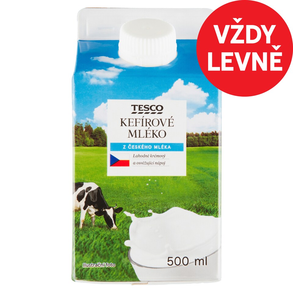 Tesco Kefírové mléko 500ml