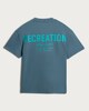 image 5 of F&F Active Pure Cotton Recreation Athl. Dept. Slogan T-Shirt in Blue