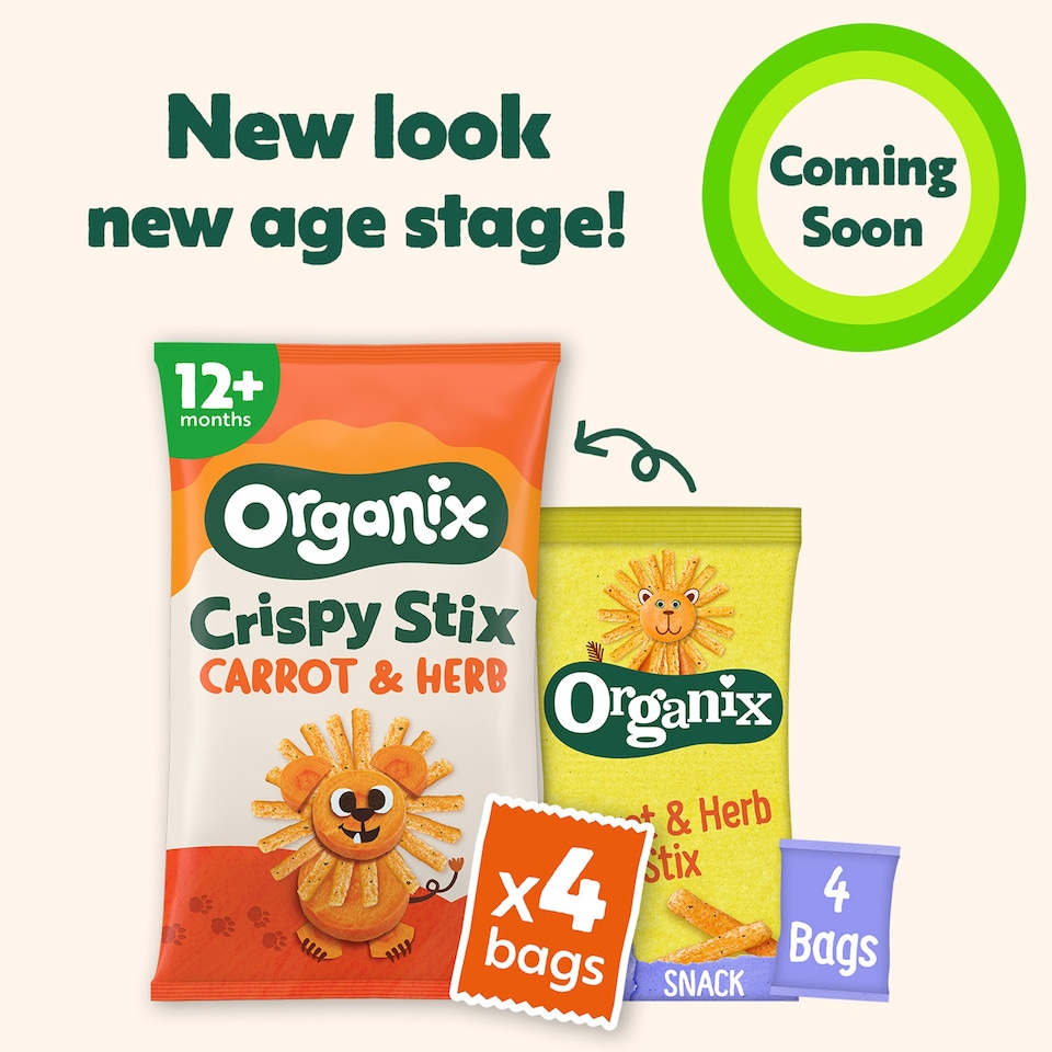 image 1 of Organix Carrot Stix Multi Pack 4X15
