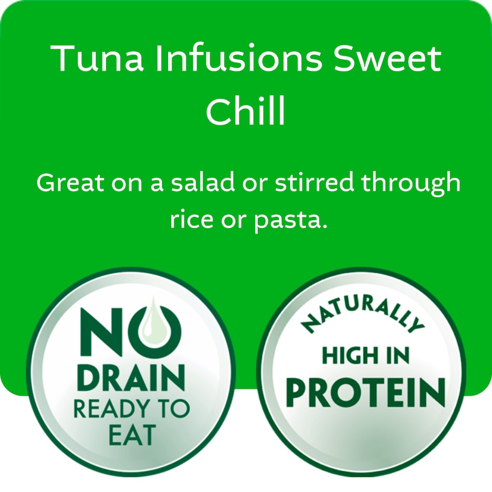 image 1 of John West Sweet Chilli No Drain Tuna Infusions 80g