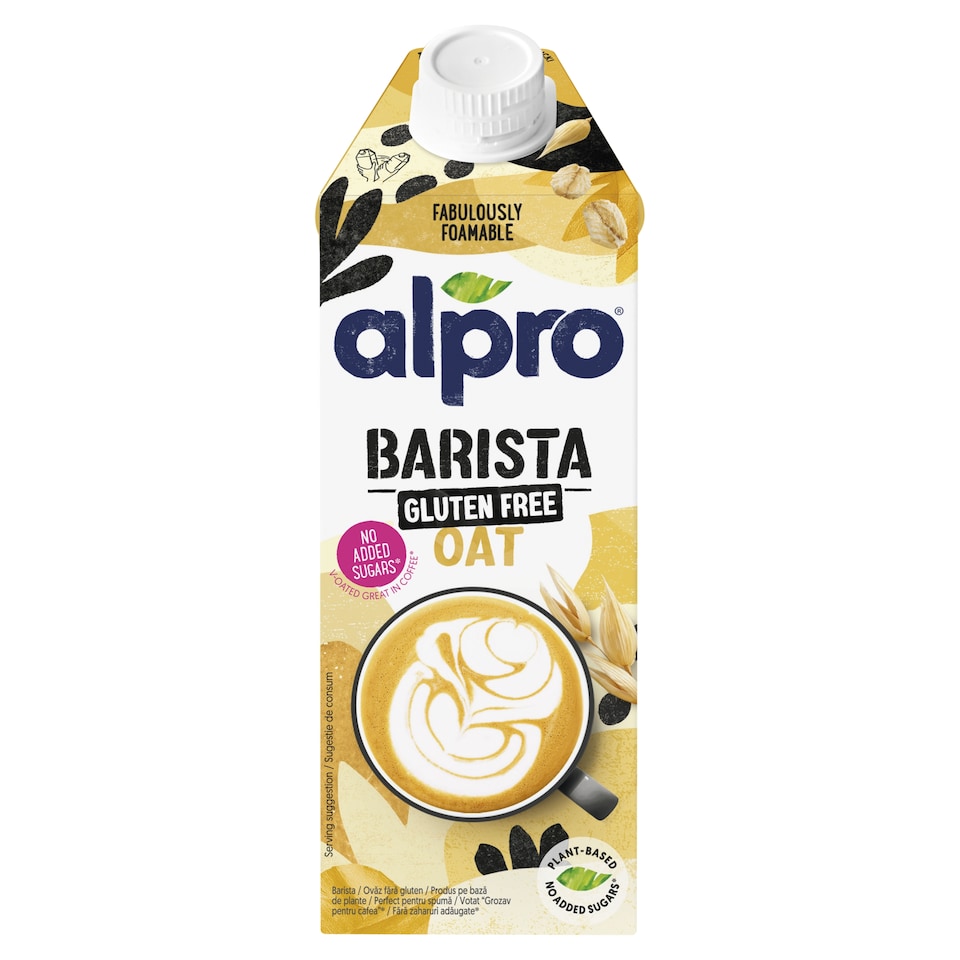 Obrázek 1 pro produkt Alpro Barista bezlepkový ovesný nápoj 750ml