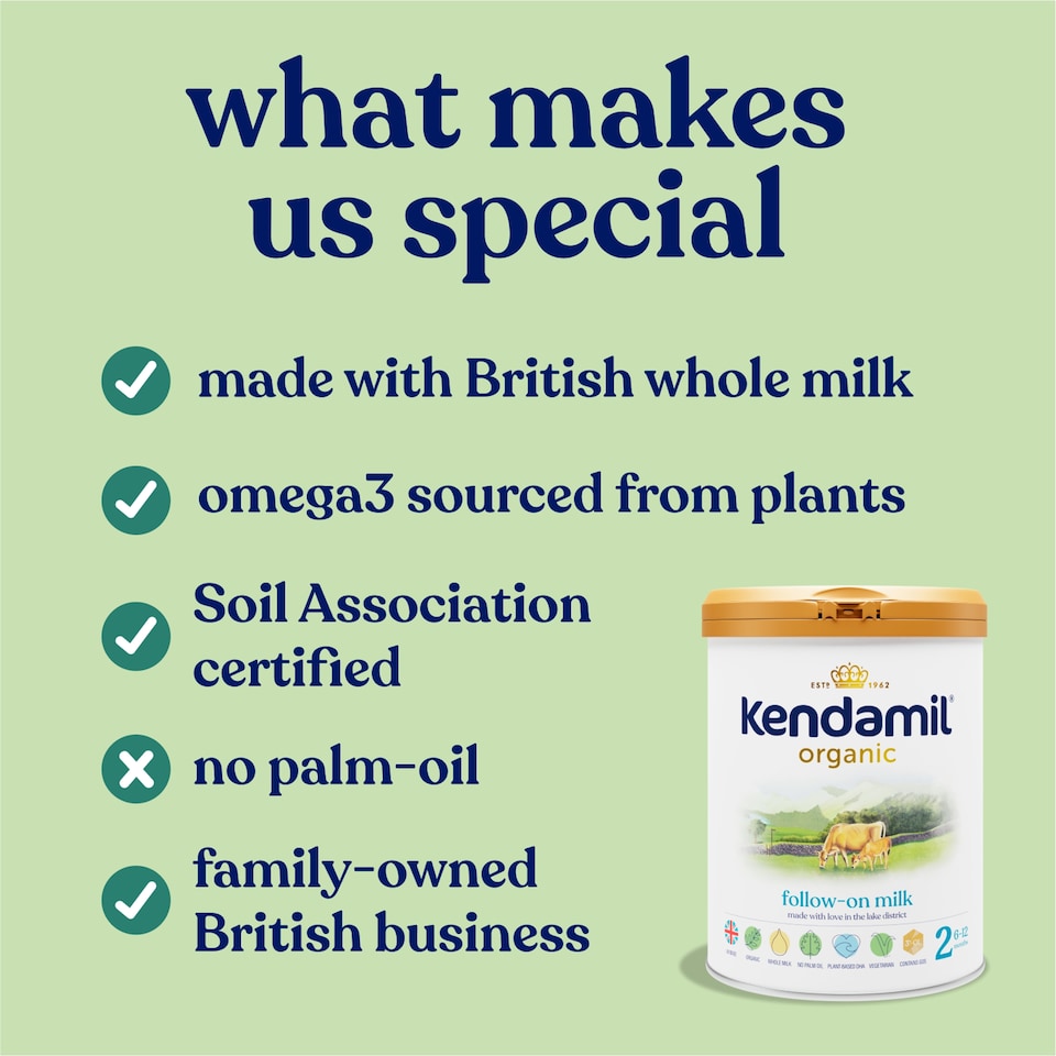 image 1 of Kendamil Organic Stage 2 Follow On Milk 800G
