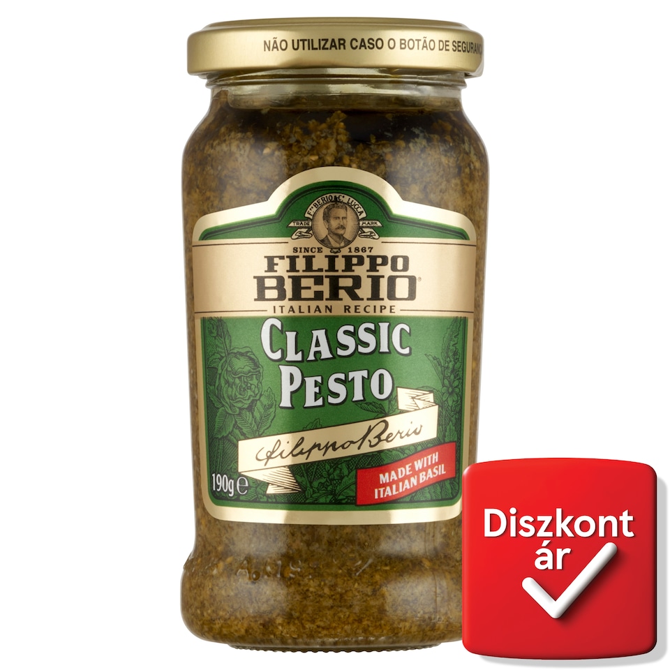 Filippo Berio Classic Pesto bazsalikomos fűszerszósz 190 g