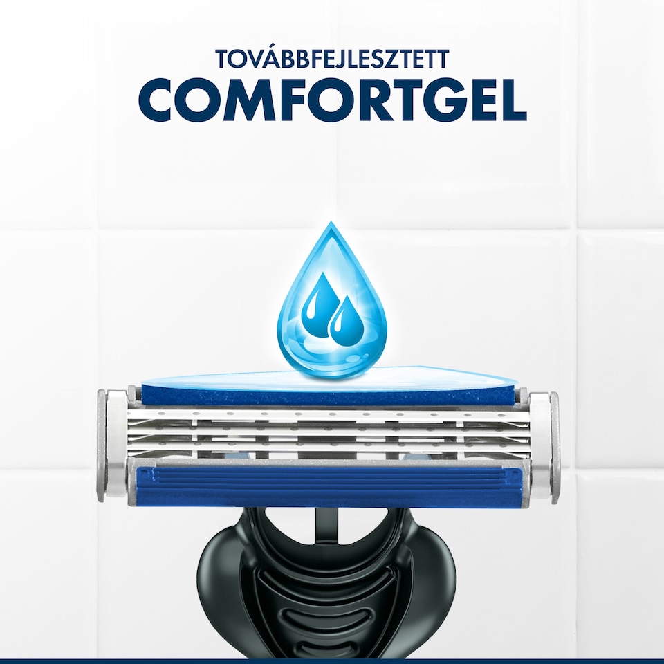 Gillette Blue3 Plus Comfort, Eldobható Borotva Férfiaknak, 4 Darabos Kiszerelés 1. kép