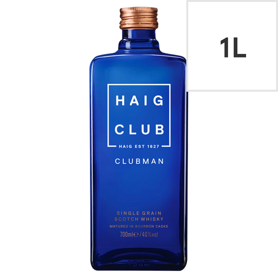 image 1 of Haig Club Clubman Scotch Whisky Bottle 40% Vol 1L