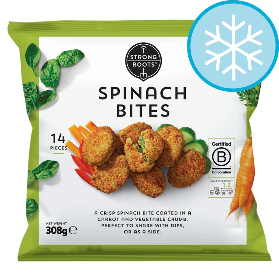 Strong Roots Spinach Bites 308G