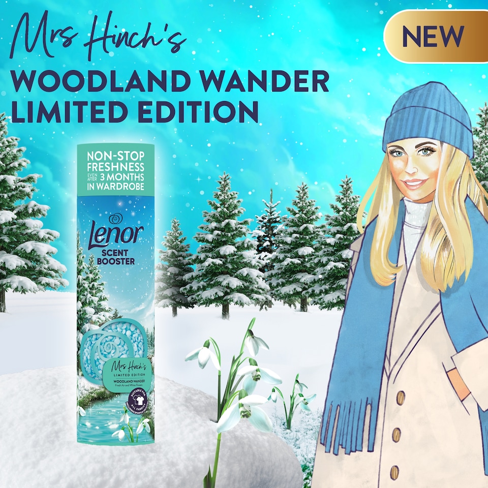 image 1 of Lenor In-Wash Scent Booster Mrs Hinch Limited Edition Woodland 280g