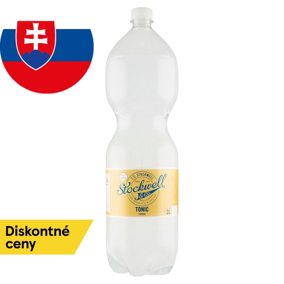 Tesco Nealkoholický sýtený nápoj s príchuťou tonic 2 l