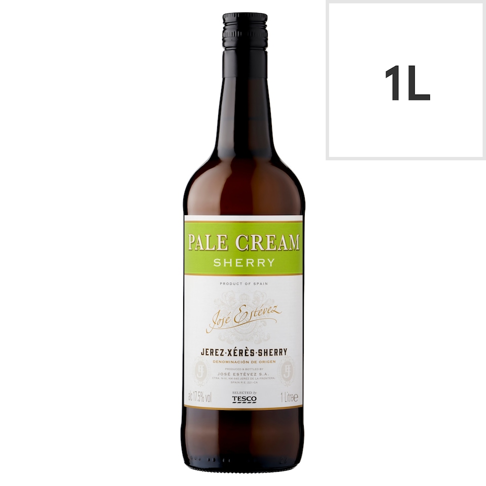 Tesco Pale Cream Sherry 1L