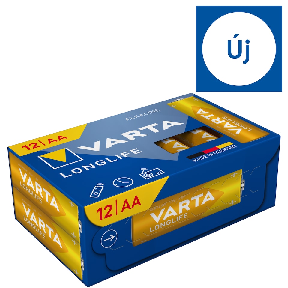 Varta Longlife AA LR6 1,5 V Battery 12 pcs