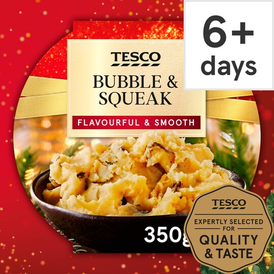 Tesco Bubble & Squeak Mash 350G Tesco Groceries