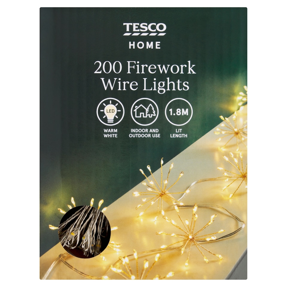 image 1 of Tesco Firework String Christmas Lights