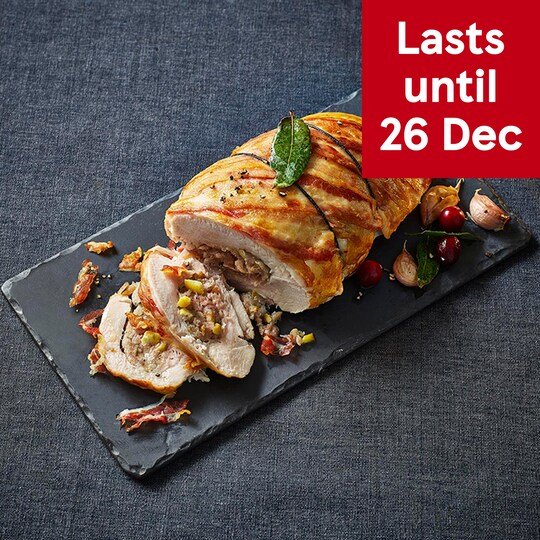Tesco Finest Free Range Bronze Turkey Breast Joint with Pork, Honey