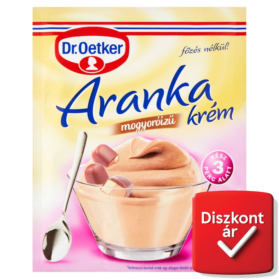 Dr. Oetker Aranka Krém mogyoróízű krémpor 64 g