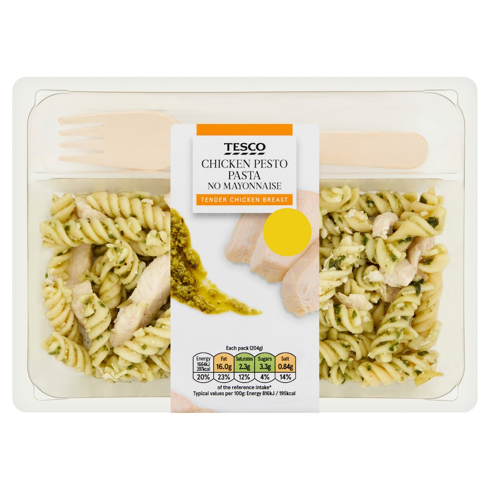 Tesco Chicken Pesto Pasta 204g