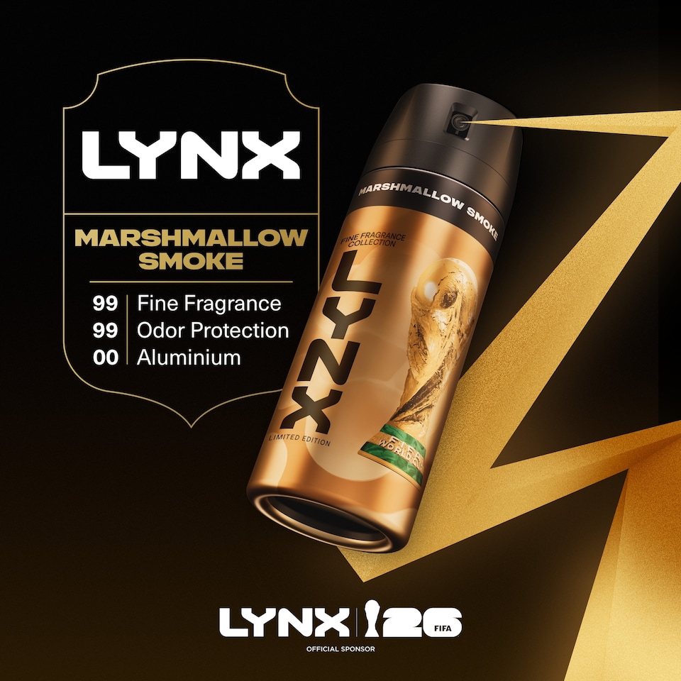 image 1 of Lynx Marshmallow Smoke 72h Fine Fragrance Premium Deodorant for Men 200ml