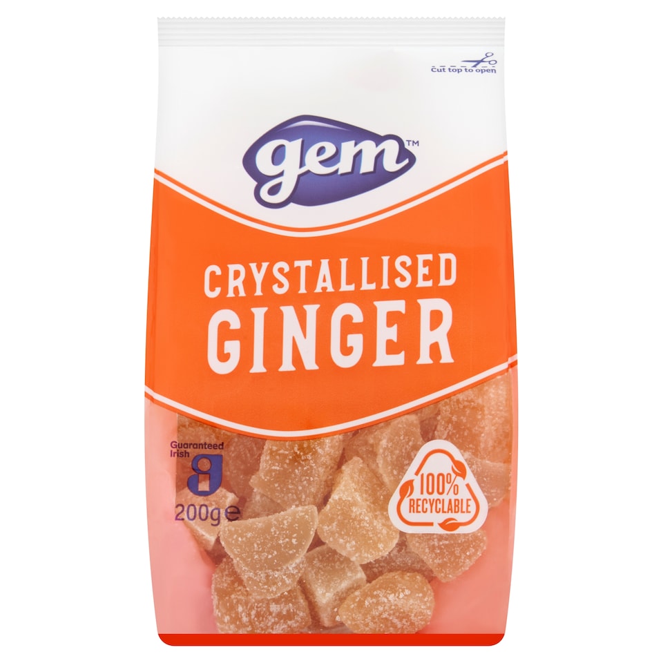 Gem Crystallised Ginger 200 G