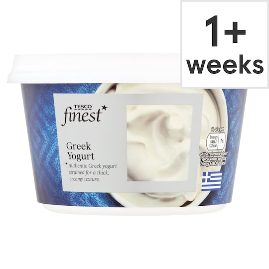 Tesco Finest Greek Yogurt 500G Tesco Groceries