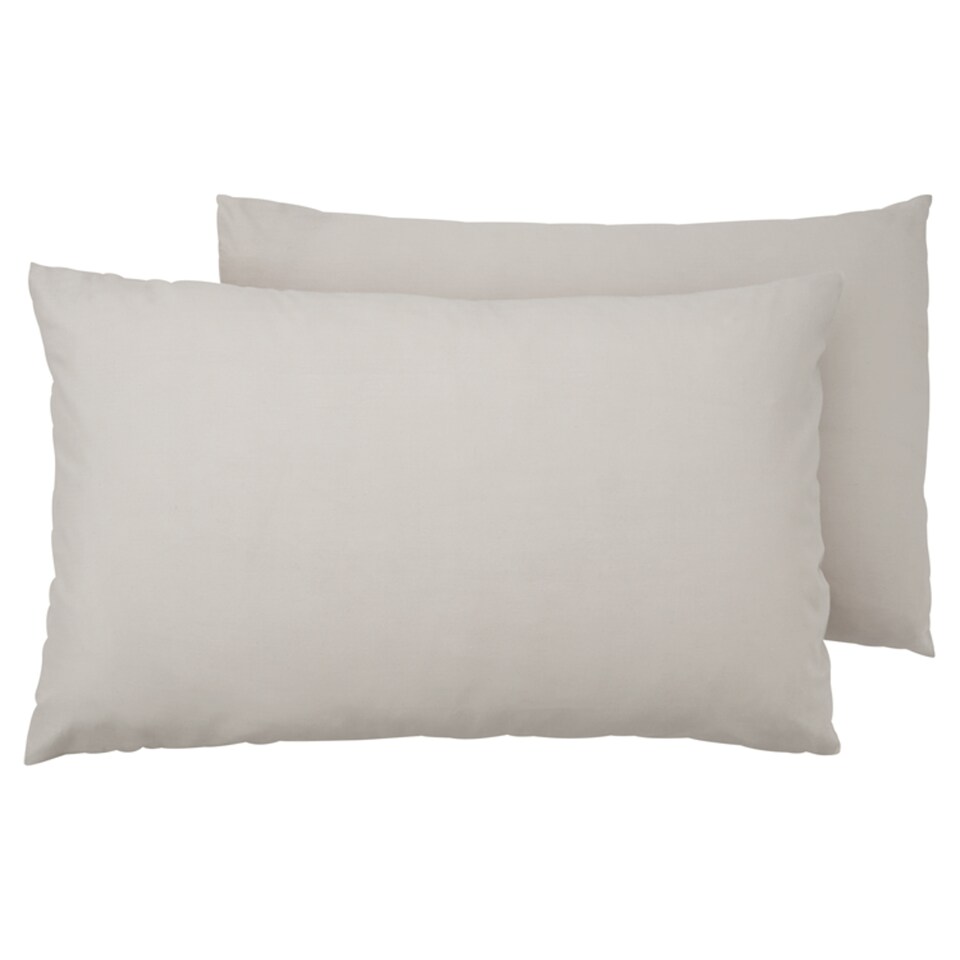 Tesco 100 Cotton Grey Pc Pair