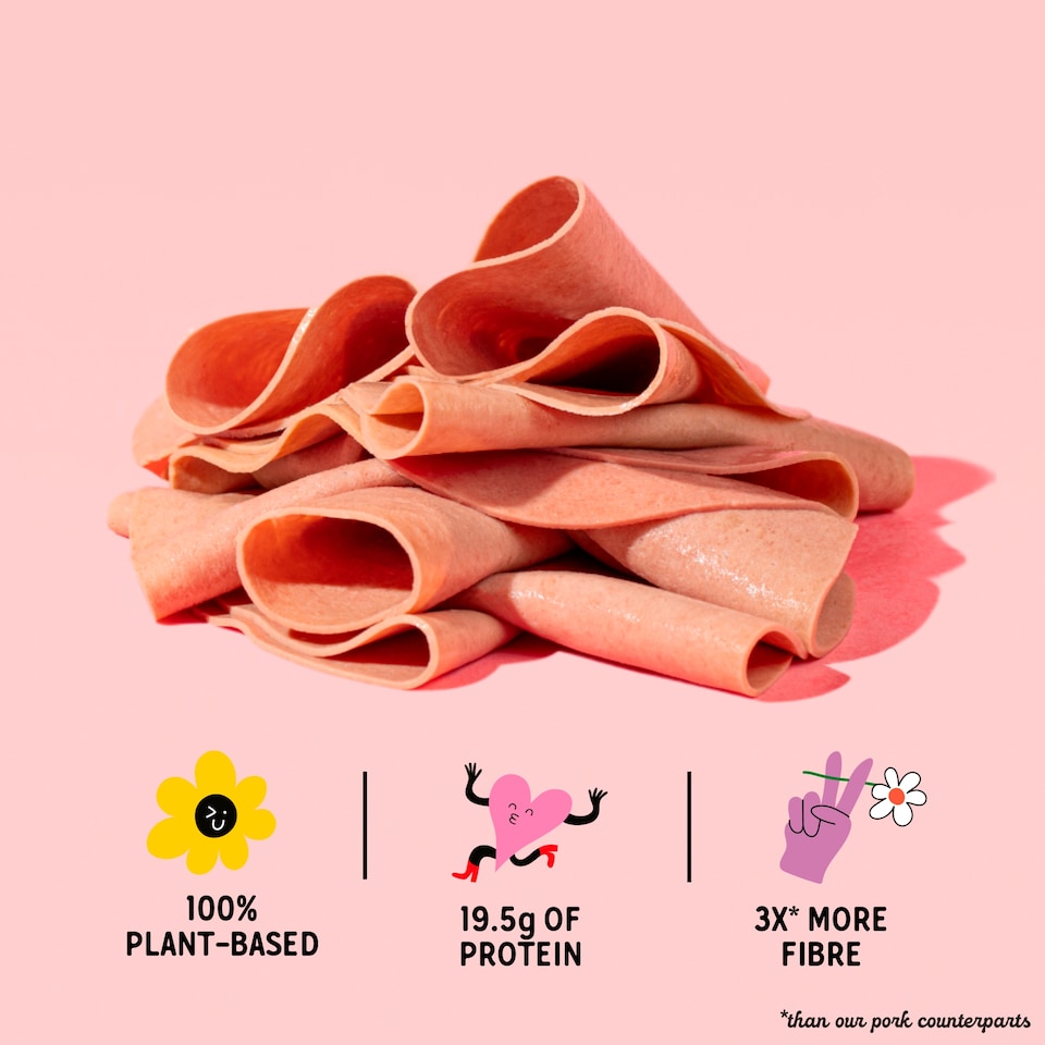 image 1 of La Vie Plant-Based Ham - Smoked 100g